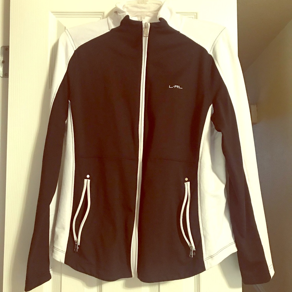 Ralph Lauren Zip Front Activewear Top (Large)